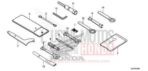 ETIQUETTE DE PRECAUTIONS CBR650FAE de 2014